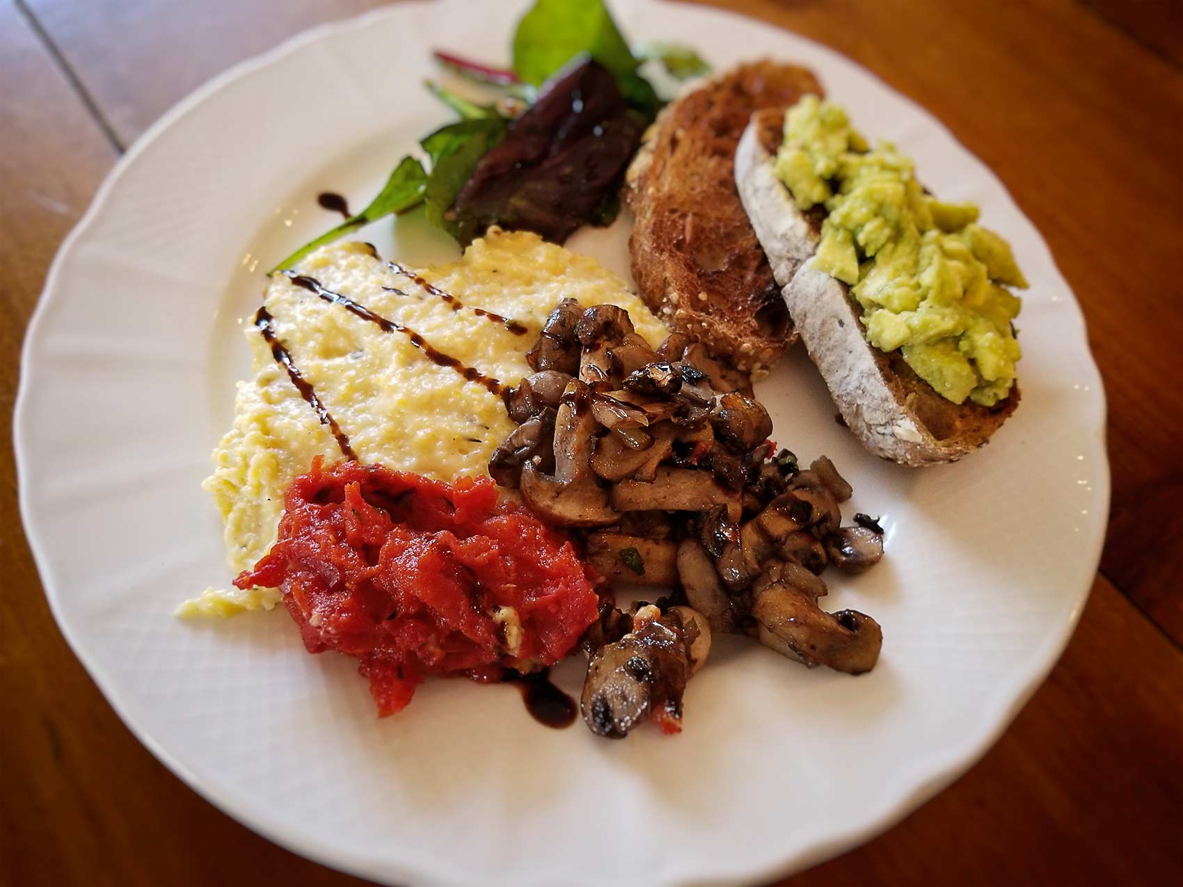 tasty vegan breakfast ©2017 bret wills