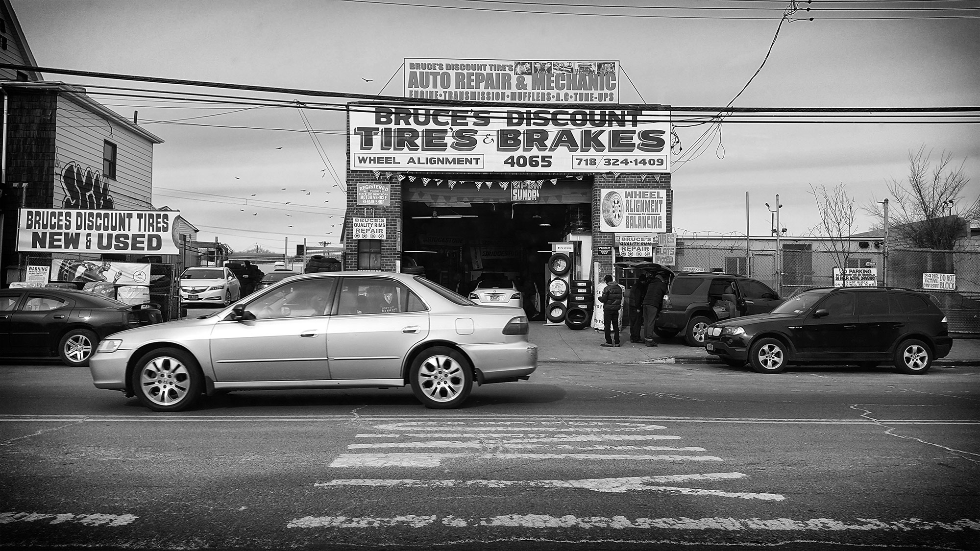   Used tires, the Bronx ©2017 by bret wills
