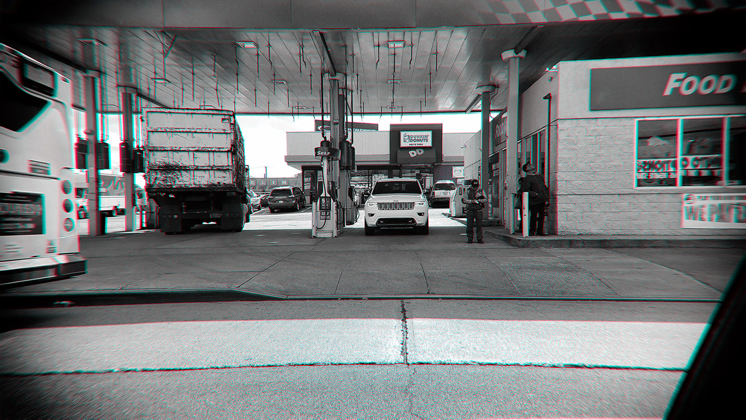 Gas Station, Bronx NY ©2017 by bret wills