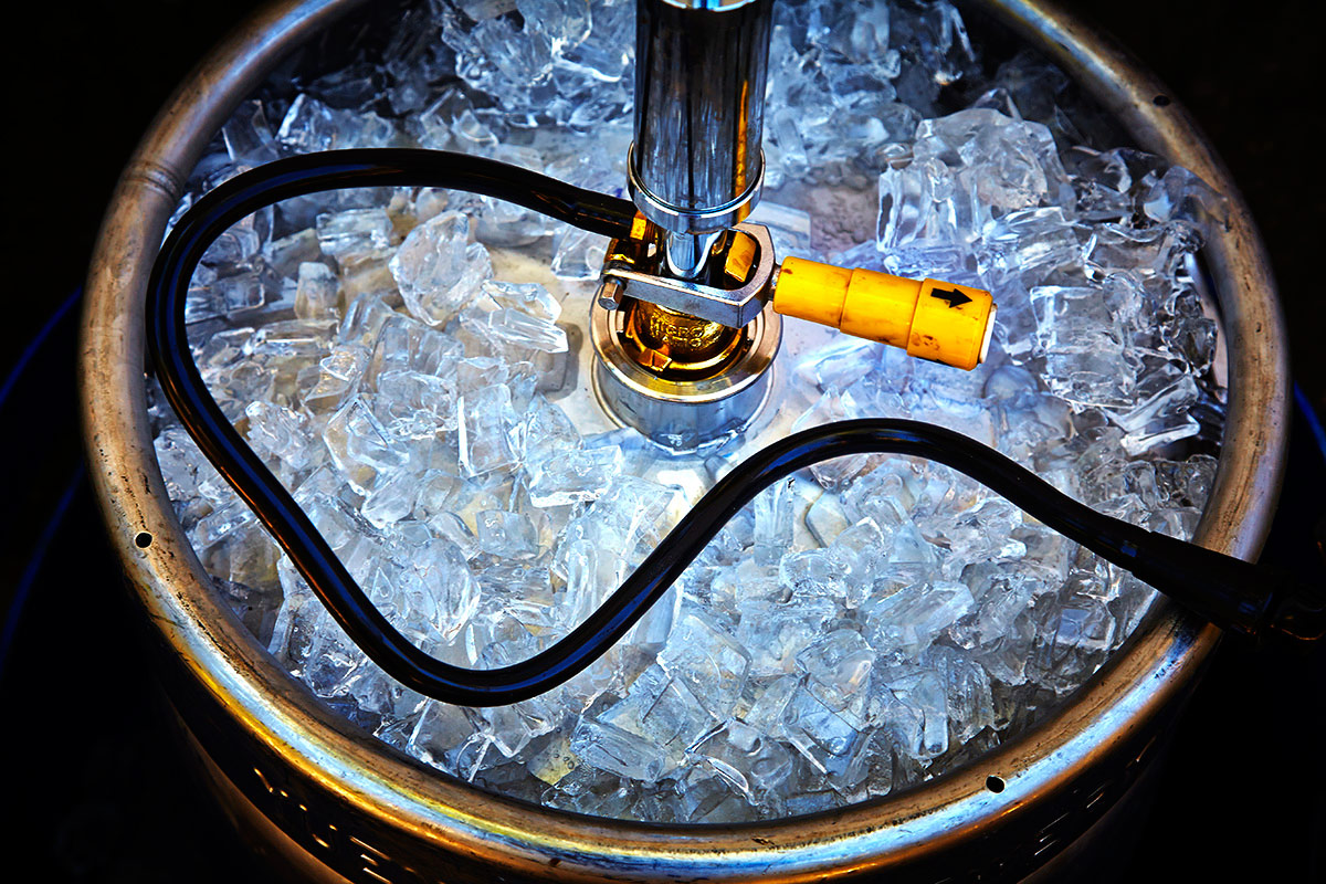 beer on ice photo