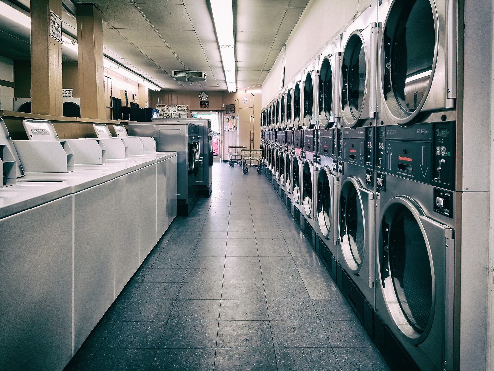   coin operated laundry ©2018 by bret wills