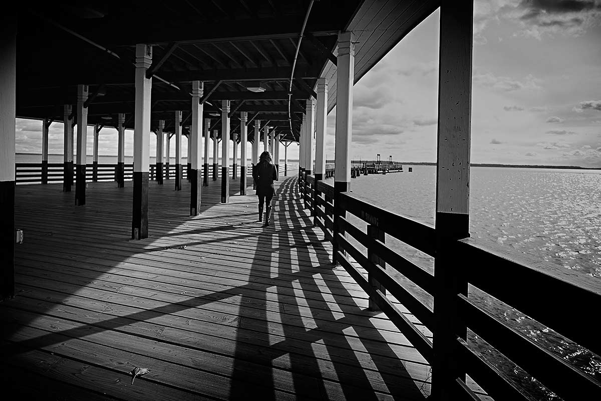pier at rye beach photography by bret wills