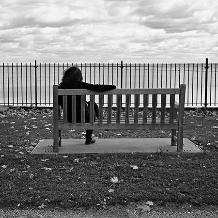 beach sit photo