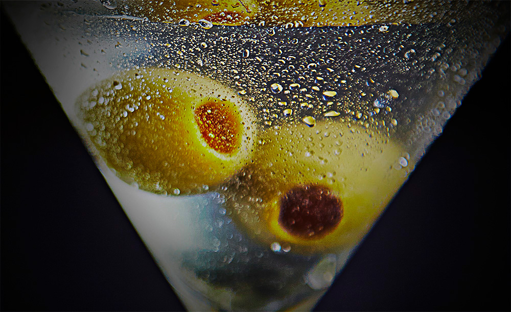 martini drink photography by bret wills